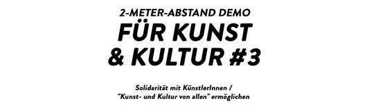 2-Meter-Abstand Demo für Kunst & Kultur // Nr.3 am 29.05.2020 @ Maria-Theresien-Platz